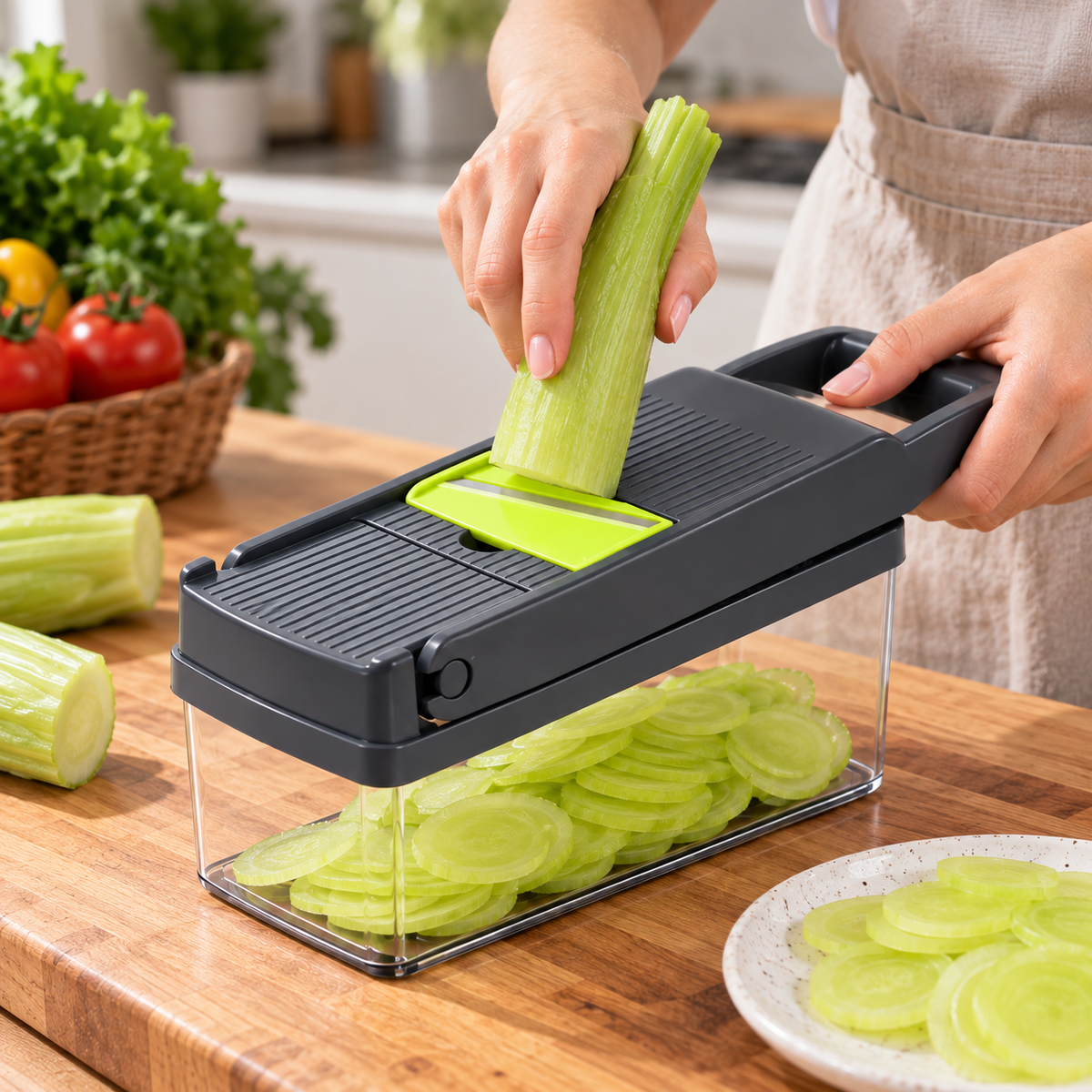 π₯ Multi-Function Vegetable Slicer | Stainless Steel Prep Tool | Fast Kitchen Cutting | Home Cook Essential | Clean Even Slices