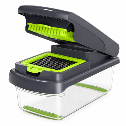 🥗 Food Chopper | Stainless Steel Cutting Grid | Quick Effortless Meal Prep