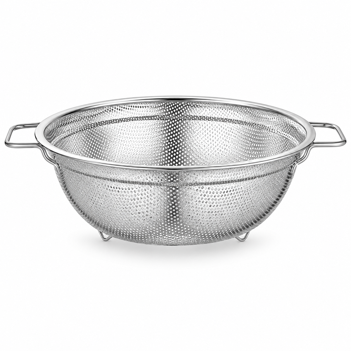 🥗 Stainless Steel Colander | Fine-Mesh Kitchen Strainer | Everyday Food Prep