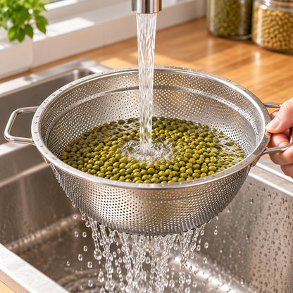 🥗 Stainless Steel Colander | Fine-Mesh Kitchen Strainer | Everyday Food Prep