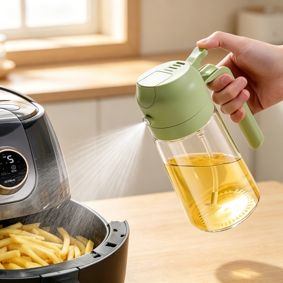 ✨Glass Oil Dispenser | Clear Glass Bottle | Everyday Kitchen Cooking