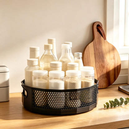 🧂 Rotating Spice Organizer | Space-Saving Kitchen Storage
