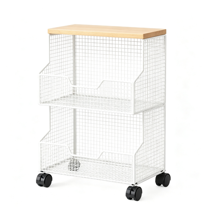 🥕 Kitchen Storage Rack | Metal Mesh Design | Pantry Organization