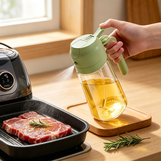 ✨Glass Oil Dispenser | Clear Glass Bottle | Everyday Kitchen Cooking
