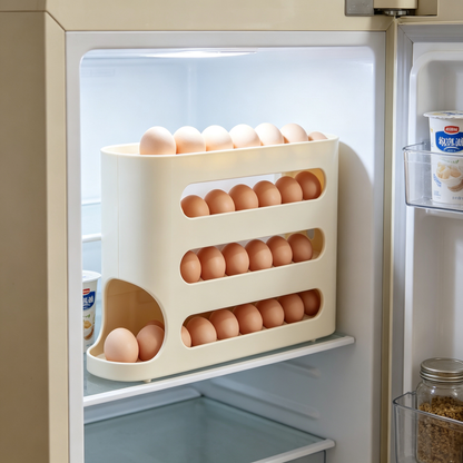 🥚 Egg Organizer | Space-Saving Storage | Fridge & Countertop Use