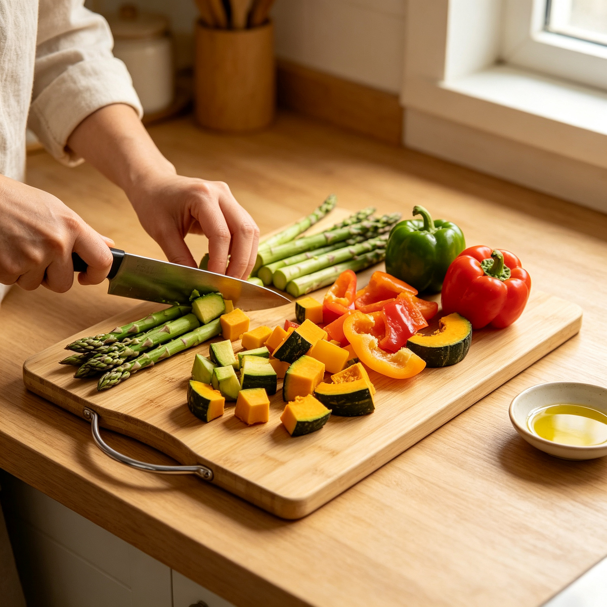 🔪 Bamboo Cutting Board | Natural Bamboo Surface | Everyday Kitchen Prep