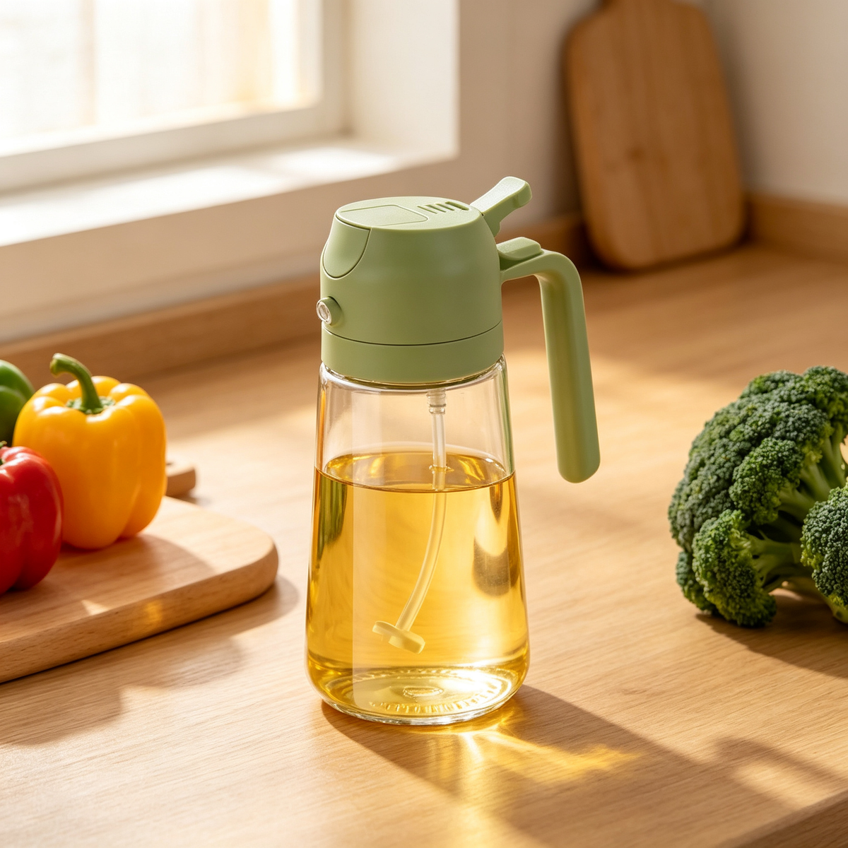 ✨Glass Oil Dispenser | Clear Glass Bottle | Everyday Kitchen Cooking
