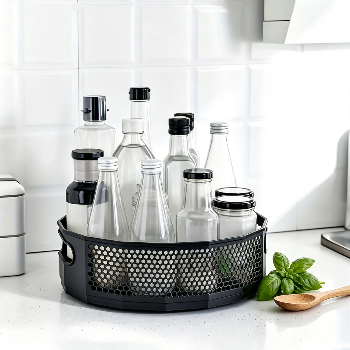 🧂 Rotating Spice Organizer | Space-Saving Kitchen Storage