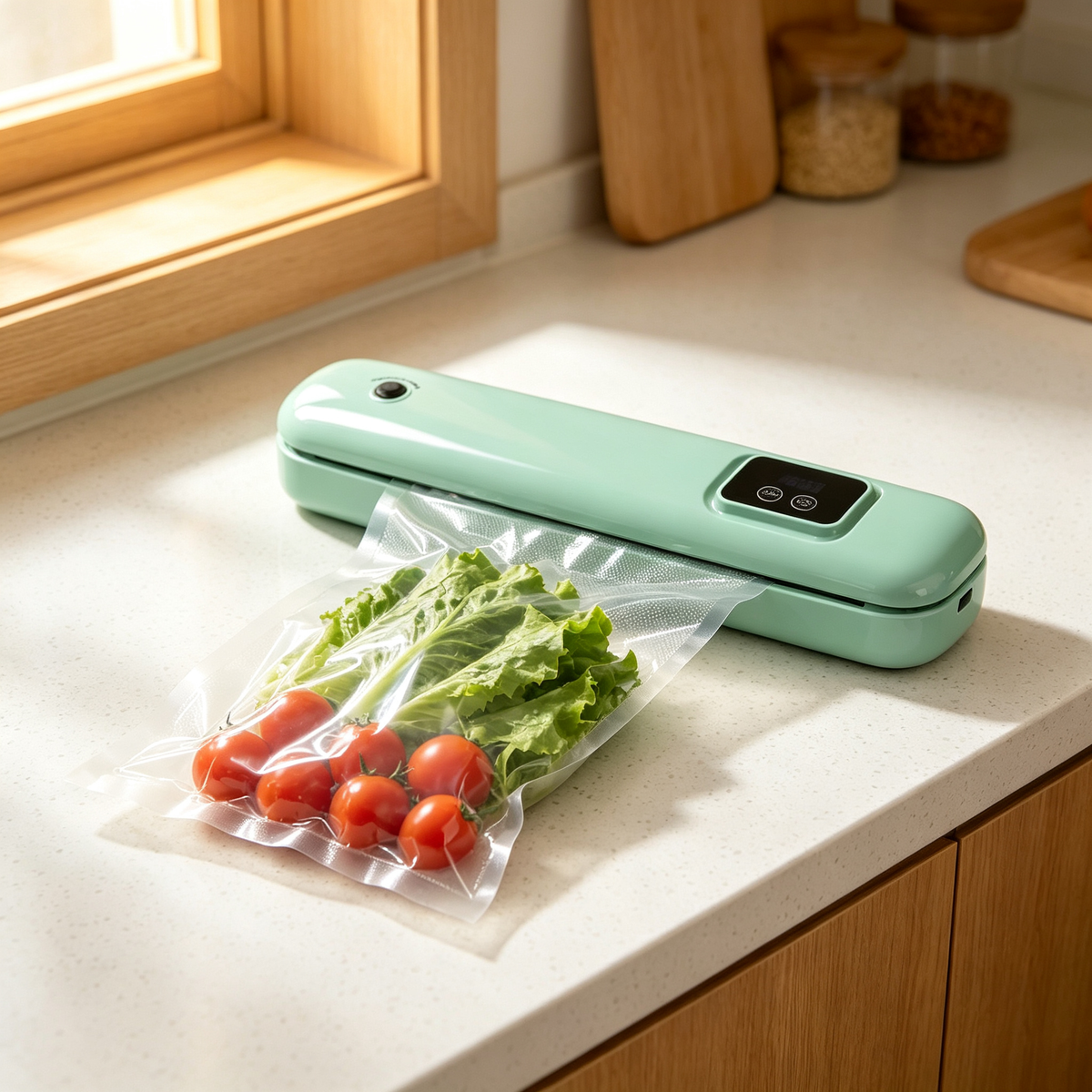 🥩 Vacuum Food Sealer | Compact Kitchen Design | Everyday Food Storage