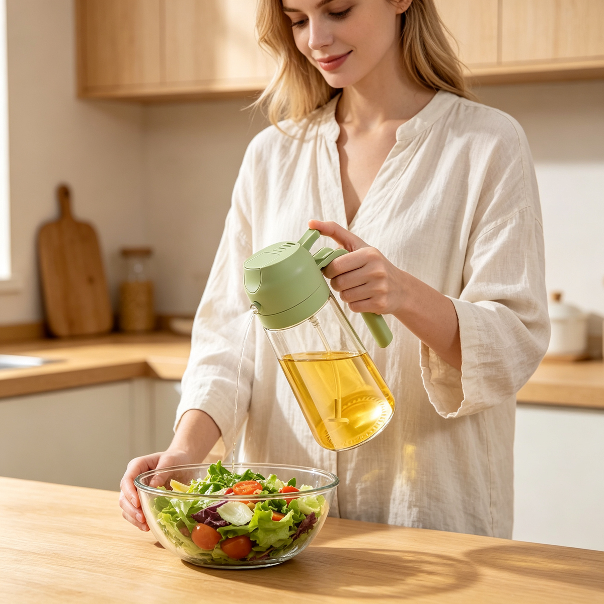 ✨Glass Oil Dispenser | Clear Glass Bottle | Everyday Kitchen Cooking